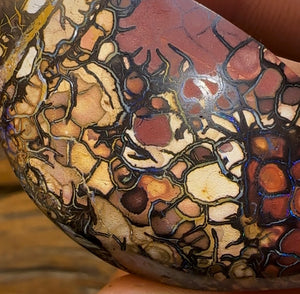 339cts - Australian Boulder Opal Top Tribal Art Specimen Polished - Opal Whisperers