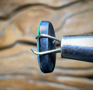 1ct - Lightning Ridge Black Opal Doublet - Opal Whisperers