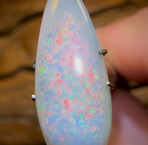 6.35cts - Rare Mintabie Crystal Opal. Decades Old ISAAC CUT - Opal Whisperers