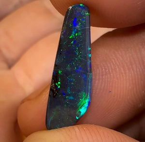 6.3cts - Beautiful Black Boulder Opal Pair - Opal Whisperers