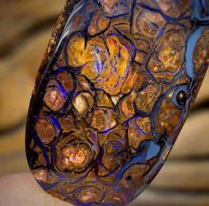 6.7cts - Tribal Yowah Nut Opal. Australian Opal