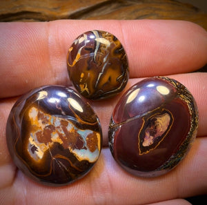 93.2cts - 3x Yowah Nut Opal’s. Wholesale Dealers Parcel