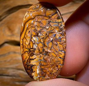 42.5cts - Awesome Tribal Australian Boulder Opal from Yowah