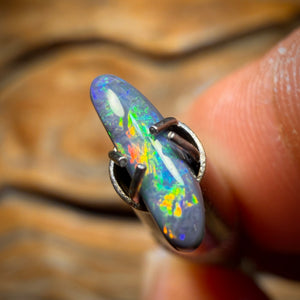 🔨 AUCTION 🔨 0.15cts - Lightning Ridge Red on Black Opal