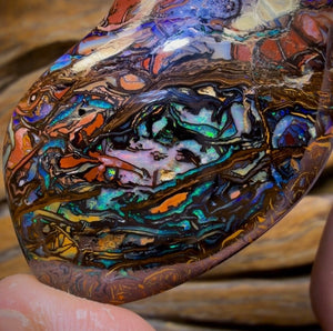 265.6cts - Top Tribal Australian Boulder Opal. Polished Specimen