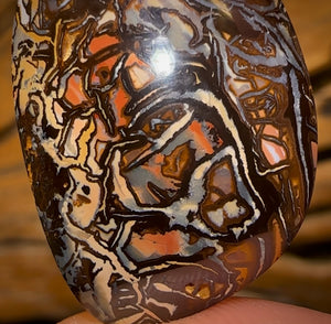 22.7cts - Cool Broad Tribal Australian Boulder Opal from Koroit