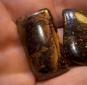 đ 75,5 ct â 3 lose Queensland Boulder Opale. Paket