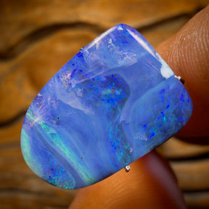 8.3cts - Awesome Waterscape Queensland Boulder Seam Opal