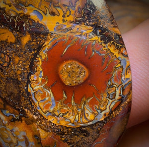 81.6cts - Tribal Eye2 Yowah Nut Opal. Australian Opal