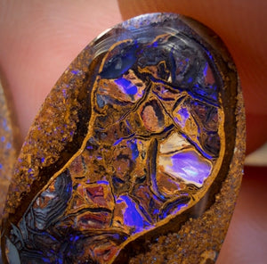 15.1cts - Tribal Queensland Boulder Opal Pair