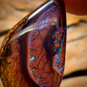 17.1cts - Tribal Yowah Nut Opal. Australian Opal