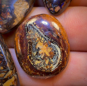 167.5cts - 5x Australian Tribal Boulder Opal’s. Wholesale Dealers Parcel