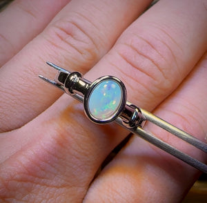 ⏳ Flash Auctions ⚡ 🔨 AUCTION 🔨 Sterling Silver - South Australian Crystal Opal Ring