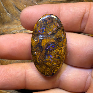 48.9cts - Tribal Yowah Nut Opal. Double Sided