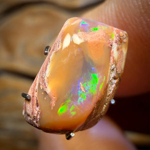 3.1cts - Cool Rough Finished Solid Australian Boulder Pipe Opal
