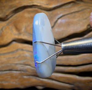 17.1cts - “Lightning in the Storm” Dark Opal from Lightning Ridge - Opal Whisperers