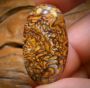 42.5cts - Awesome Tribal Australian Boulder Opal from Yowah