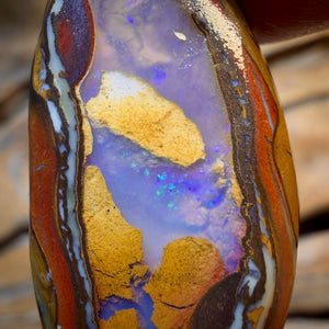 Dad Wildcard! 50.5cts - RARE Yowah Nut Crystal Centre Opal Rub