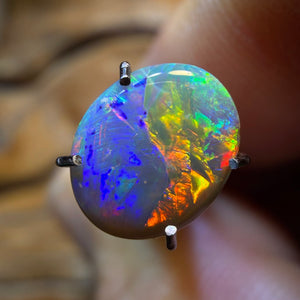 📣 OPALFEST 🔨 AUCTION 🔨 No Reserve 1.1cts - Dark Opal from Lightning Ridge