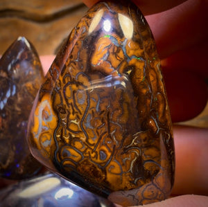 158.3cts - 3x Australian Tribal Boulder Opal’s. Wholesale Dealers Parcel Bargain