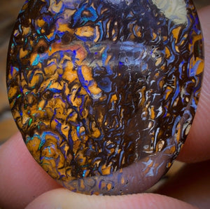 30.9cts - Tribal Yowah Nut Opal. Australian Opal