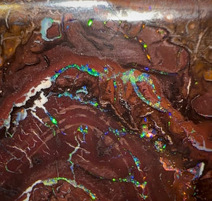 35.4cts - Queensland Boulder Opal Double Sided - Opal Whisperers