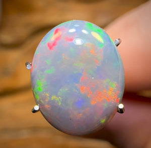 3.4cts - Australian Black Opal from Lightning Ridge - Opal Whisperers