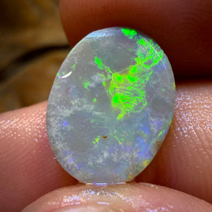 Bargain Card! 11.1cts - Lightning Ridge Dark Opal Rub