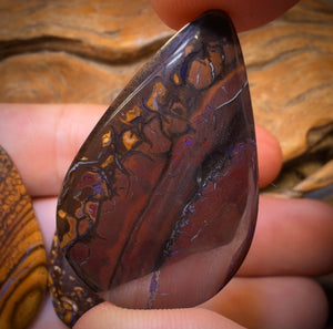 112.5cts - 3x Australian Tribal Boulder Opal’s. Wholesale Dealers Parcel