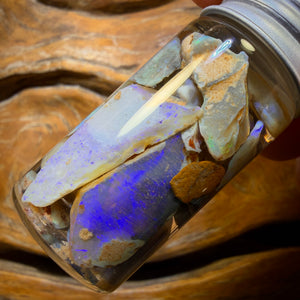 63.6cts - Lightning Ridge Opal Vial