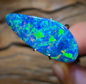 5.5cts - TOP Australian Boulder Opal Doublet - Opal Whisperers