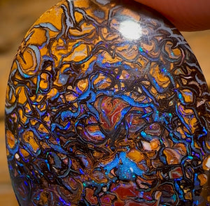 16.2cts - Tribal Australian Boulder Opal from Yowah. Double Sided