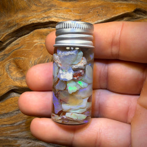 57.9cts - Lightning Ridge Opal Vial