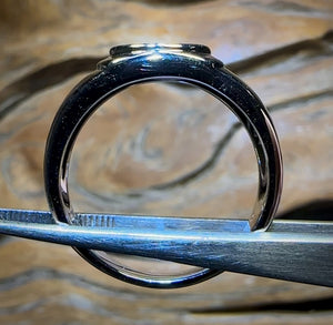 “Water Ways” Sterling Silver - UNISEX Queensland Boulder Opal Doublet Ring