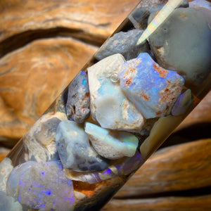 122.2cts - Lightning Ridge Opal Vial