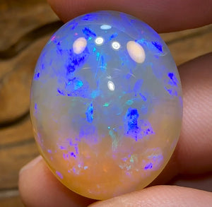 37.4cts - BIG Crystal Opal from Lightning Ridge. Heritage Collection - Opal Whisperers