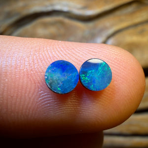 TGIF 0.9cts - Australian Boulder Opal Doublet Pair