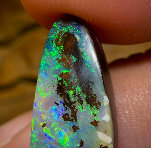10.4cts - Yowah Opal Fossil Wood Replacement. Australian Boulder Opal - Opal Whisperers