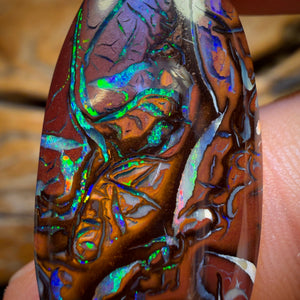 21.5cts - TOP Tribal Australian Boulder Opal from Yowah