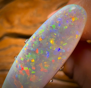 11.1cts - Rare South Australian Dark Opal from Mintabie