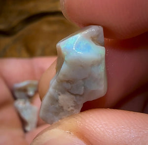 58.55cts - 11x Lightning Ridge Dark and Light Opal Rough Parcel - Opal Whisperers