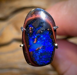 2.7cts - Yowah Nut Crystal Centre Opal - Opal Whisperers