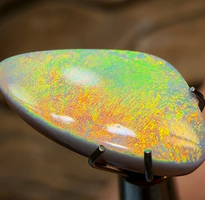 2.95cts - Solid Lightning Ridge Black Opal - Opal Whisperers