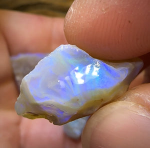 66cts - 4x Lightning Ridge Opal Rough Parcel