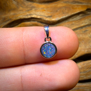 Sterling Silver - Queensland Boulder Opal Doublet Pendant