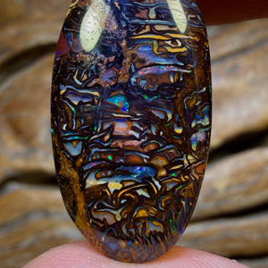 26.4cts - Tribal Queensland Boulder Opal from Yowah