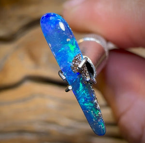 1.3cts - Queensland Boulder Opal from Winton - Opal Whisperers