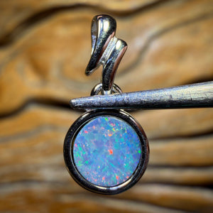 🔒Sterling Silver - WHOLESALE 9 PIECE PENDANT PARCEL. Australian Boulder Opal Doublet Jewellery
