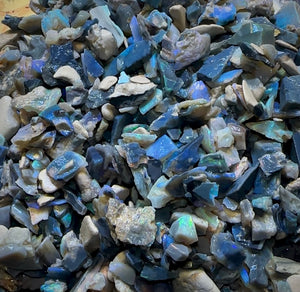 50cts - Lightning Ridge Opal TOP Rough Chip Parcels. BULK LISTING Bargain $3/Ct - Opal Whisperers