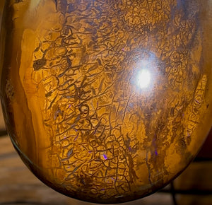 52 x 37mm - BIG Oval Drilled Boulder Opal Pendant w/ Eco Friendly Vegan Cord